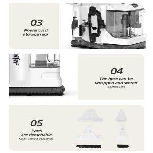 Sonifer SF-2244 Carpet & Sofa Vacuum Washer Cleaner - 450w Spot Cleaner - Image 7