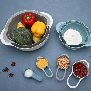Danny Home 10-Pieces Nesting Measuring & Mixing Bowls - Image 8