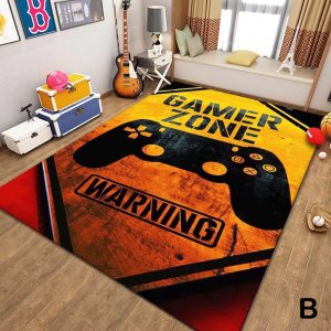 3D Game handle printed carpet anti -slip carpet rugs for bedroom 120x160cm - Image 7