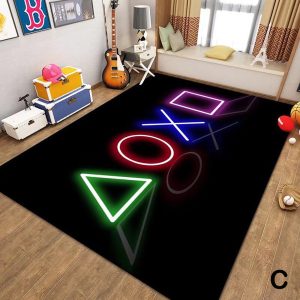 3D Game handle printed carpet anti -slip carpet rugs for bedroom 120x160cm - Image 8