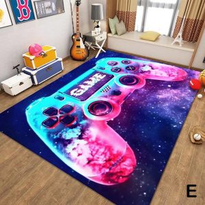 3D Game handle printed carpet anti -slip carpet rugs for bedroom 120x160cm - Image 10