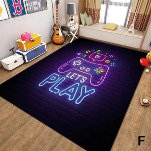 3D Game handle printed carpet anti -slip carpet rugs for bedroom 120x160cm - Image 5
