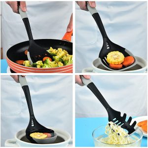 Danny Home 6-Pieces Non-Stick Silicone Cooking Utensils Set - Image 9
