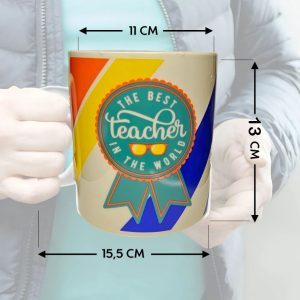 JUMBO Giant The Best Teacher Mug TE458 - Image 3