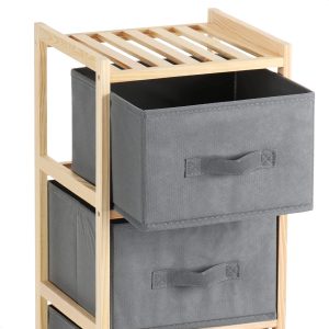 Danny Home Storage Cabinet with 3 Storage Drawers - Image 2