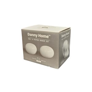 Danny Home 2-Pieces Salt & Pepper Porcelain Shaker Set - Image 3