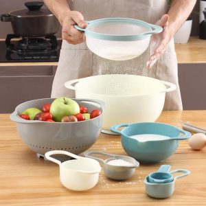 Danny Home 10-Pieces Nesting Measuring & Mixing Bowls - Image 5