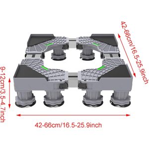 Washing Machine & Fridge Base with 8 Adjustable Strong Feet #MSH02 - Image 6