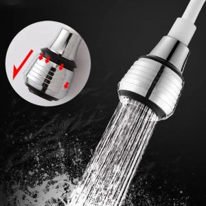 Removable 360° Faucet Extender Long Kitchen Tap Extender Pull Out - Image 6