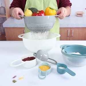 Danny Home 10-Pieces Nesting Measuring & Mixing Bowls - Image 4