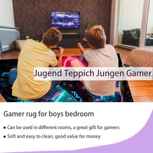 3D Game handle printed carpet anti -slip carpet rugs for bedroom 120x160cm - Image 12