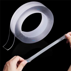 3M Strong Sided Grip Transparent Double Tape Length of 3cm Width & (1mm-2mm) Thickness - Image 10