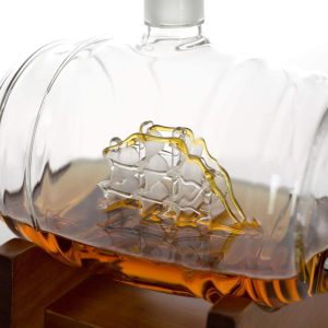 Danny Home Glass Liquor Barrel Dispenser 1000ml - Image 4