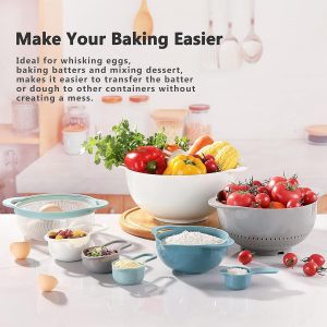 Danny Home 10-Pieces Nesting Measuring & Mixing Bowls - Image 10