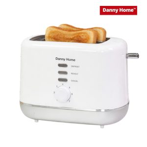 Danny Home White Two Slice Toaster 27cm