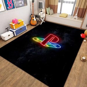 3D Game handle printed carpet anti -slip carpet rugs for bedroom 120x160cm - Image 4