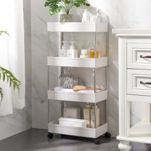 4-Layer Storage Cart, Rolling Storage Cart - Image 8