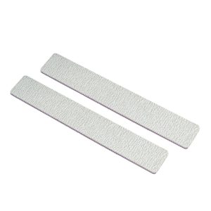 OIANLILI 2-Pieces Rectangle Professional Washable Nail Buffering Files Rounded Tool Double Sided - Image 3