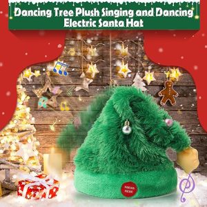 Funny Dancing Animated Christmas Tree Hat - Image 4
