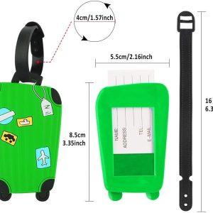Silicone Travel Luggage Tags - Image 8