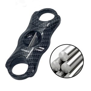 HONEST V-Cut Cigar Scissors-Cigar Cutter Double Blade Stainless Steel Cigar Scissors - Image 3