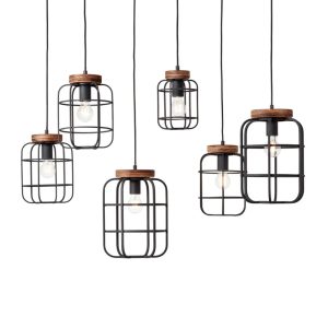 Danny Home Black Metal ﻿Pendant Ceiling Lamp 28cm - Image 6