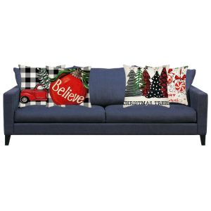 4-Pieces Set Christmas Cushion 45x45 cm ZX014-4 - Image 2