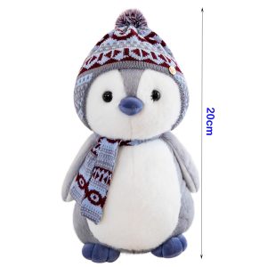 20cm Christmas Penguin Soft Plush Toy - Image 2