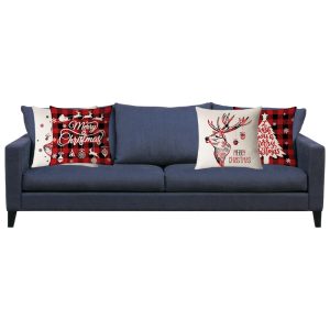 4-Pieces Set Christmas Cushion 45x45 cm ZX014-18 - Image 4