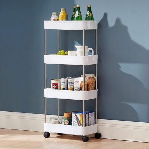 4-Layer Storage Cart, Rolling Storage Cart - Image 4