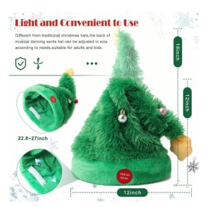 Funny Dancing Animated Christmas Tree Hat - Image 5