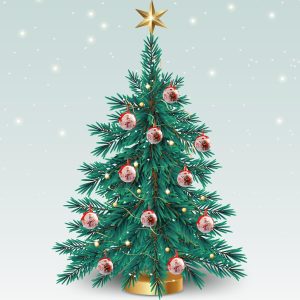 14-Pieces Christmas Balls Ornaments 8cm for Christmas Tree Decoration - Image 5