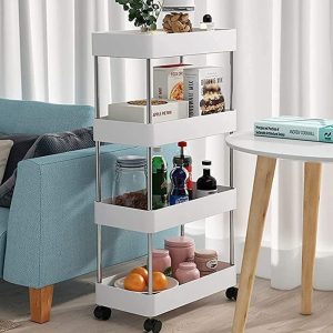 4-Layer Storage Cart, Rolling Storage Cart - Image 5