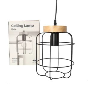 Danny Home Black Metal ﻿Pendant Ceiling Lamp 28cm - Image 5
