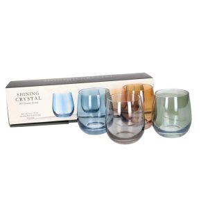 Danny Home 4-Pieces Crystal Glasses 345ml - Image 3