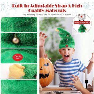 Funny Dancing Animated Christmas Tree Hat - Image 7