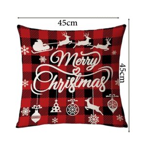 4-Pieces Set Christmas Cushion 45x45 cm ZX014-18 - Image 6