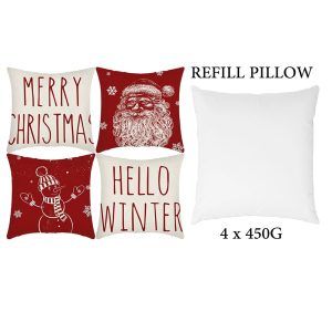 4-Pieces Set Christmas Cushion 45x45 cm ZX014-25 - Image 4