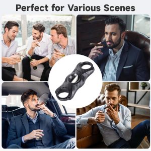 HONEST V-Cut Cigar Scissors-Cigar Cutter Double Blade Stainless Steel Cigar Scissors - Image 9