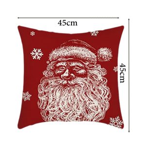 4-Pieces Set Christmas Cushion 45x45 cm ZX014-25 - Image 3