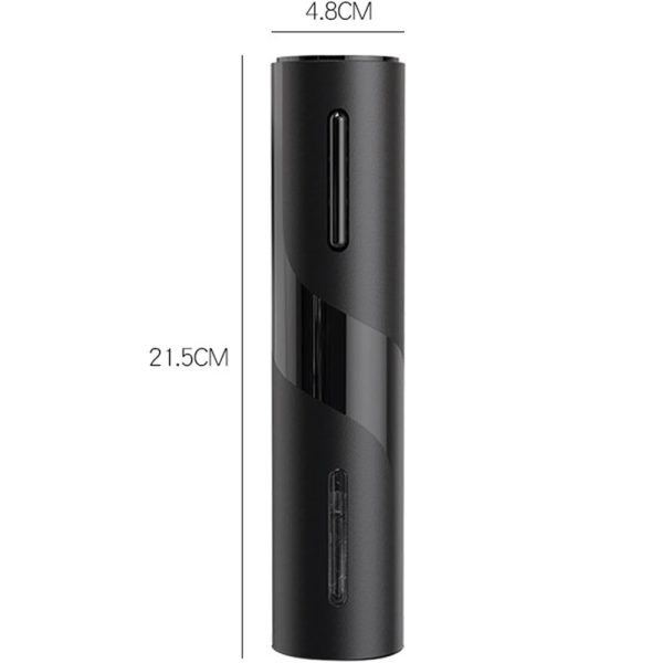 thumbnail image 2 of Black Electric Wine Opener Set – Automatic Corkscrew With Foil Cutter, Battery Powered 2 of 3