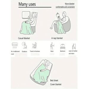 Couch Sofa Christmas Soft Flannel Fleece Blanket ( 100 x 150 ) CM - Image 7
