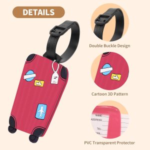 Silicone Travel Luggage Tags - Image 6