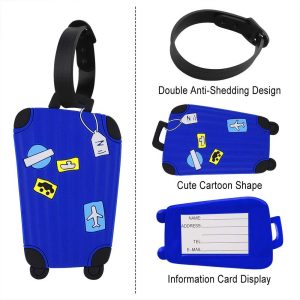 Silicone Travel Luggage Tags - Image 5