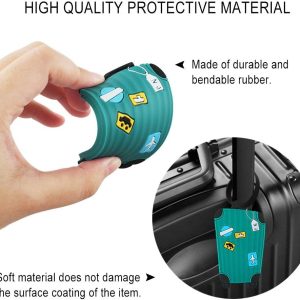 Silicone Travel Luggage Tags - Image 4