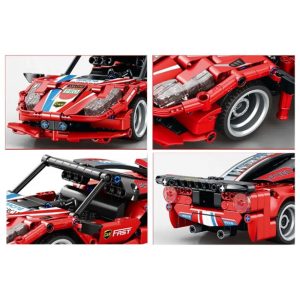 Remote Control Sports Car Racing Block Sets - 354 Pcs - Image 3