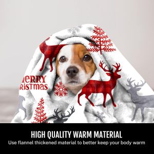 Flannel Christmas Throw Soft Blankets Flannel Fleece ( 160 x 200 ) CM - Image 3