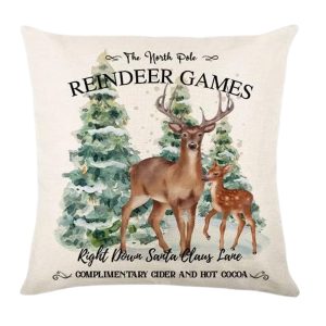 4-Pieces Set Christmas Cushion 45x45 cm ZX014-12 - Image 11