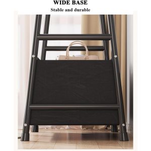 Metal Large Clothes Hanging Pole With Basket - 100x150cm - Image 7