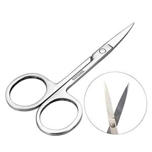OIANLILI Stainless Steel Scissors Cuticle Pedicure Beauty Grooming for Nail, Eyebrow, Eyelash - Image 9